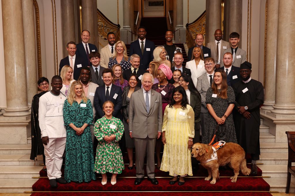 Prince's Trust Award winners during a reception at Buckingham Palace 