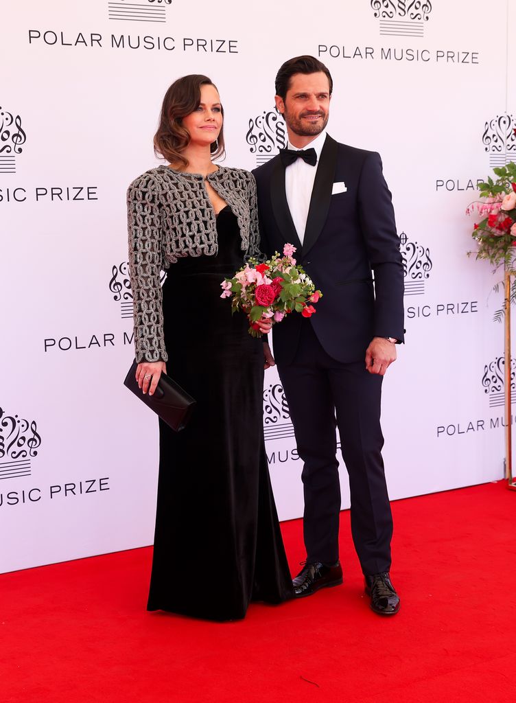 Princess Sofia and Prince Carl Philip on the red carpet