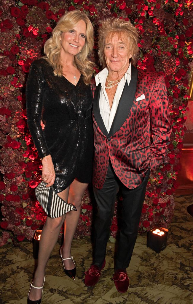 Penny Lancaster and Sir Rod Stewart attend Mark’s Club 50th Anniversary Party on November 24, 2022 in London, England
