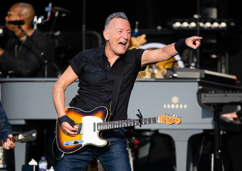 Bruce Springsteen sings at BST Hyde Park Festival