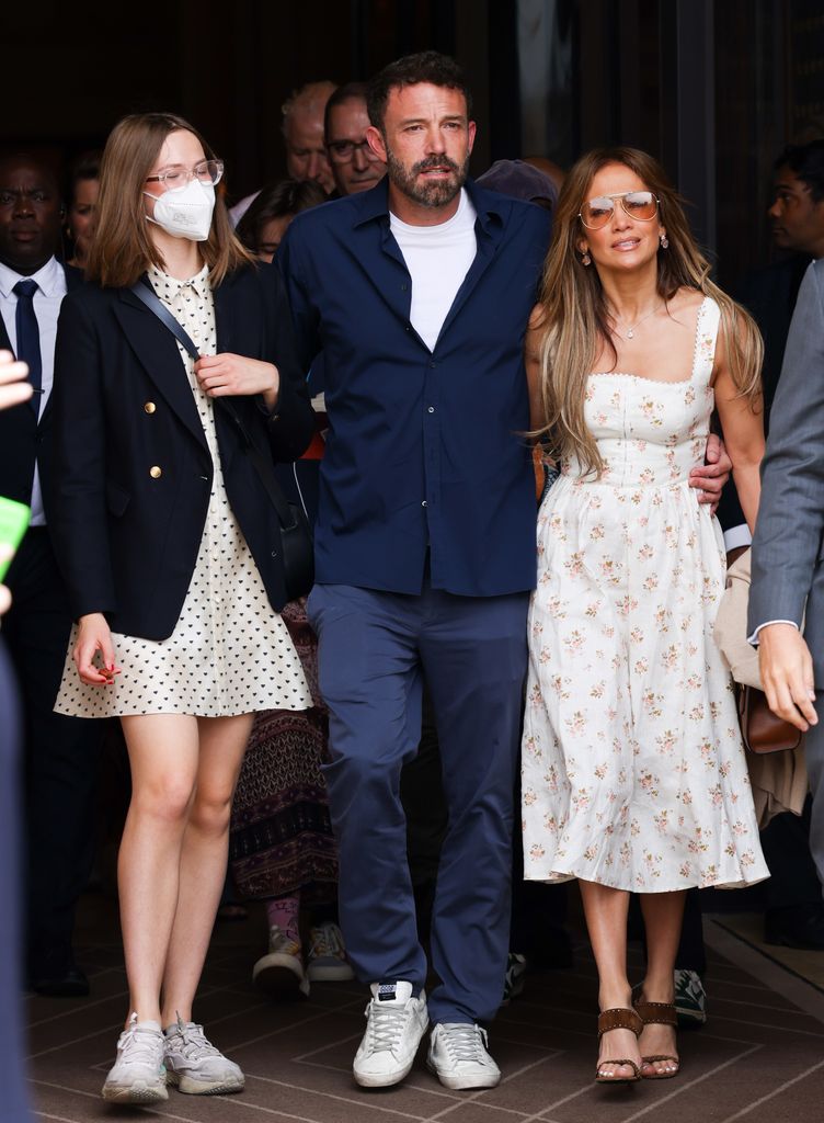 Jennifer - spotted with husband Ben and stepdaughter Violet Affleck - has worn this Reformation dress two summers in a row