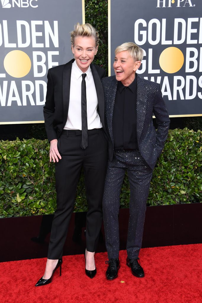 A photo of Portia de Rossi with her wife, Ellen DeGeneres