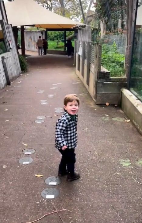 Princess Eugenie posted this adorable video of her son on social media