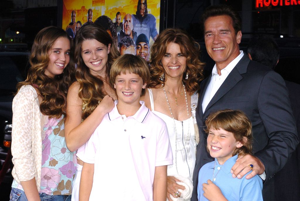 Arnold Schwarzenegger, Maria Shriver and family "the longest Yard" Los Angeles Premiere - Arrival at Grauman's Chinese Theatre in Hollywood, California, United States. (Photo: S.Granitz/WireImage)