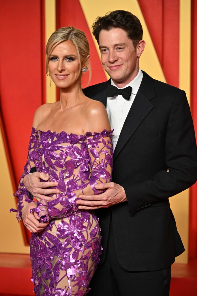 Nicky Hilton and James Rothschild attend the 2024 Vanity Fair Oscars party 