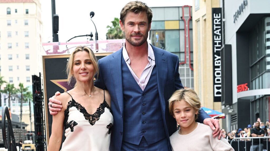 Chris Hemsworth’s twin sons look just like their dad in emotional rare appearance