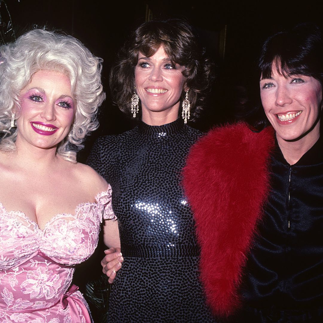 Dolly Parton, Jane Fonda and Lily Tomlin at the film's premiere "9 to 5," New York, 5 December 1980.