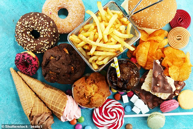 Ultra-processed foods are the brightly packaged, aggressively marketed foods and drinks that fill our supermarket shelves (stock photo)