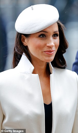 Meghan Markle wore a beret by Stephen Jones for the 2018 Commonwealth Day service at Westminster Abbey
