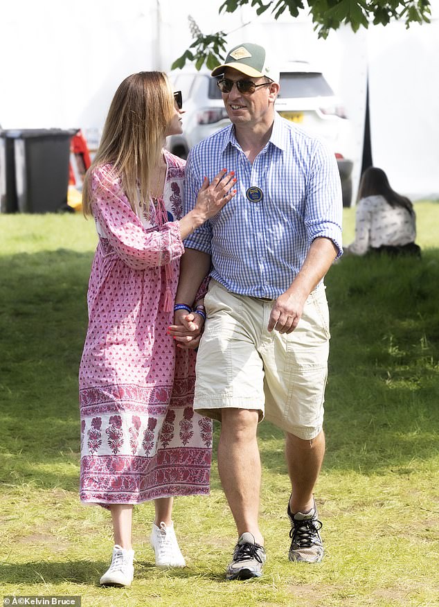 The pair spent the weekend together at Badminton Horse Trials in Gloucestershire
