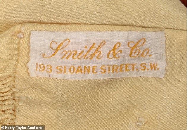 The yellow dress is from Smith & Co, Sloane Street, London.