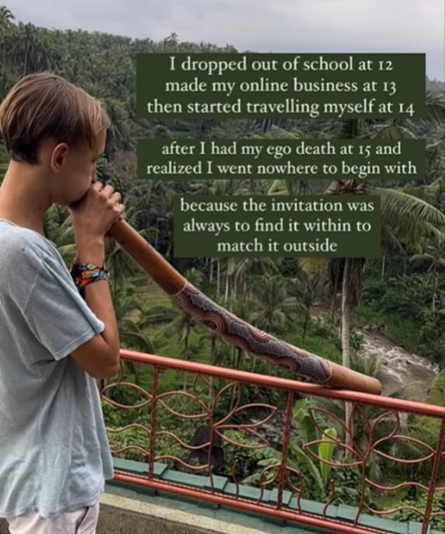 Wealthy 15-year-old who has taken ayahuasca FOUR TIMES says the drug helped him ‘experience death’ – and his parents encourage it