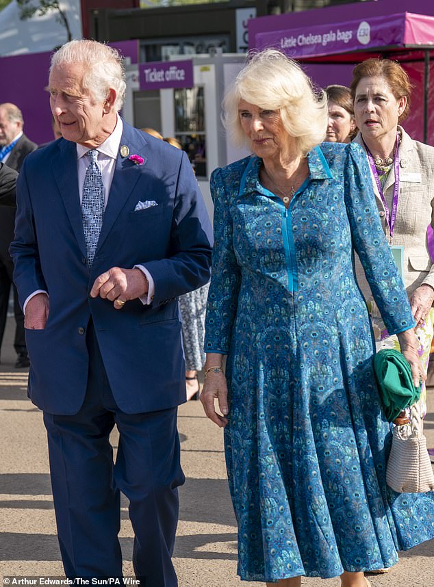 Pictured: King Charles and Queen Camilla will visit the RHS Chelsea Flower Show on May 20