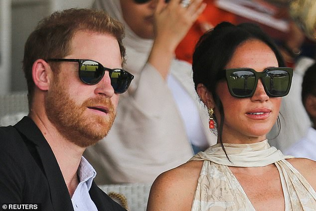 The Duke and Duchess of Sussex attended a polo fundraiser event in Lagos, Nigeria on May 12