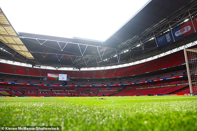 The Prince will be at Wembley tomorrow for the match between the Manchester teams