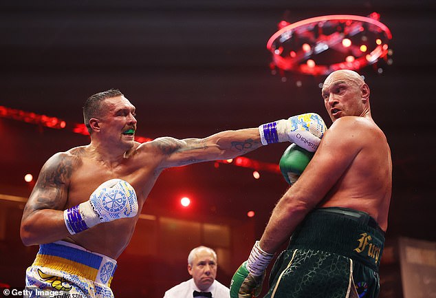 Usyk became the first man to unify the division in 25 years by beating Fury last month
