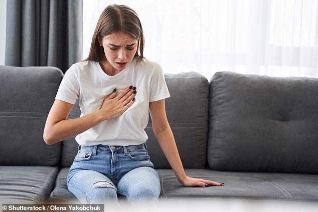 A potentially fatal condition called mitral regurgitation (MR), affecting around one in 50 people, is caused by a leaky heart valve - and can leave sufferers exhausted even with day-to-day activities such as bathing or getting dressed (stock image)