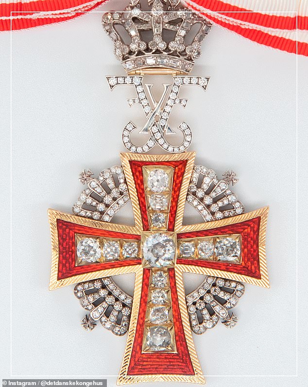The King bestowed the Grand Commander's Cross of the Order of the Danes on his Australian-born Queen