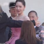 Cannes security guard who clashed with Kelly Rowland strikes again as she ‘disrespects’ Korean actress YoonA by blocking her red carpet photos