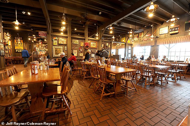 Cracker Barrel is intentionally designed to reflect an old-time country store that sells traditional Southern cuisine and simple comfort food