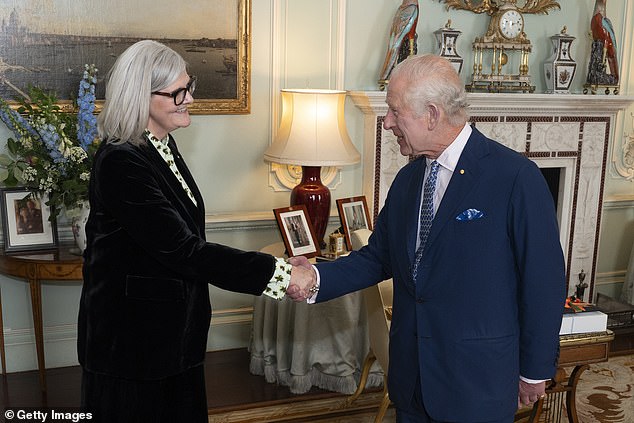 Also today, King Charles III met with Samantha Mostyn, the Governor-General Designate of Australia, at Buckingham Palace