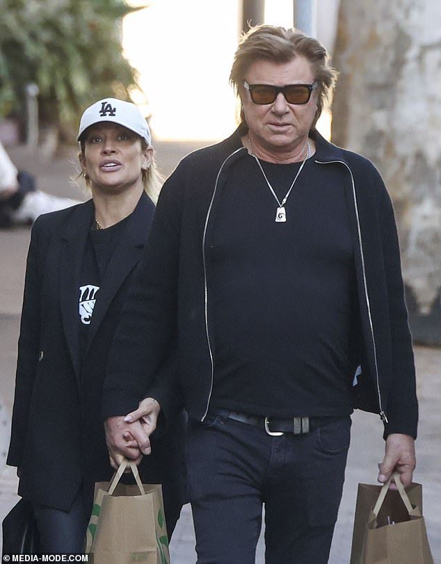 Richard Wilkins, 69, breaks his silence for the first time on his new romance with much younger makeup artist Mia Hawkswell, 47: ‘I’m happy’