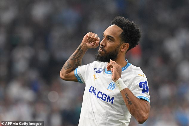 Aubameyang has now settled at Olympique de Marseille, who finished eighth in Ligue 1