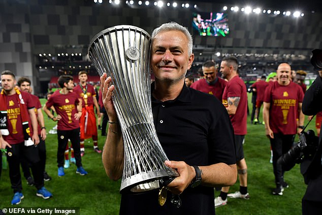 Mourinho was sacked by Roma in January, just eight months after winning the Europa Conference League