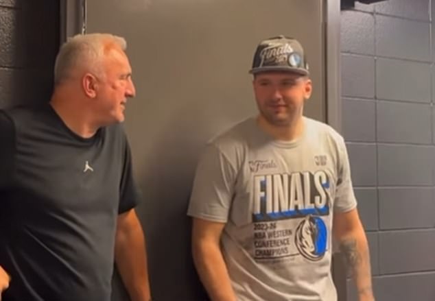 Doncic thought he'd get it back - but instead Finlay walked away with it in his hand