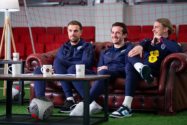 Trent Alexander-Arnold is mocked by three England team-mates, while captain Harry Kane is praised – as trio join Daniel Sturridge and reflect on fine Three Lions goals ahead of the Euros