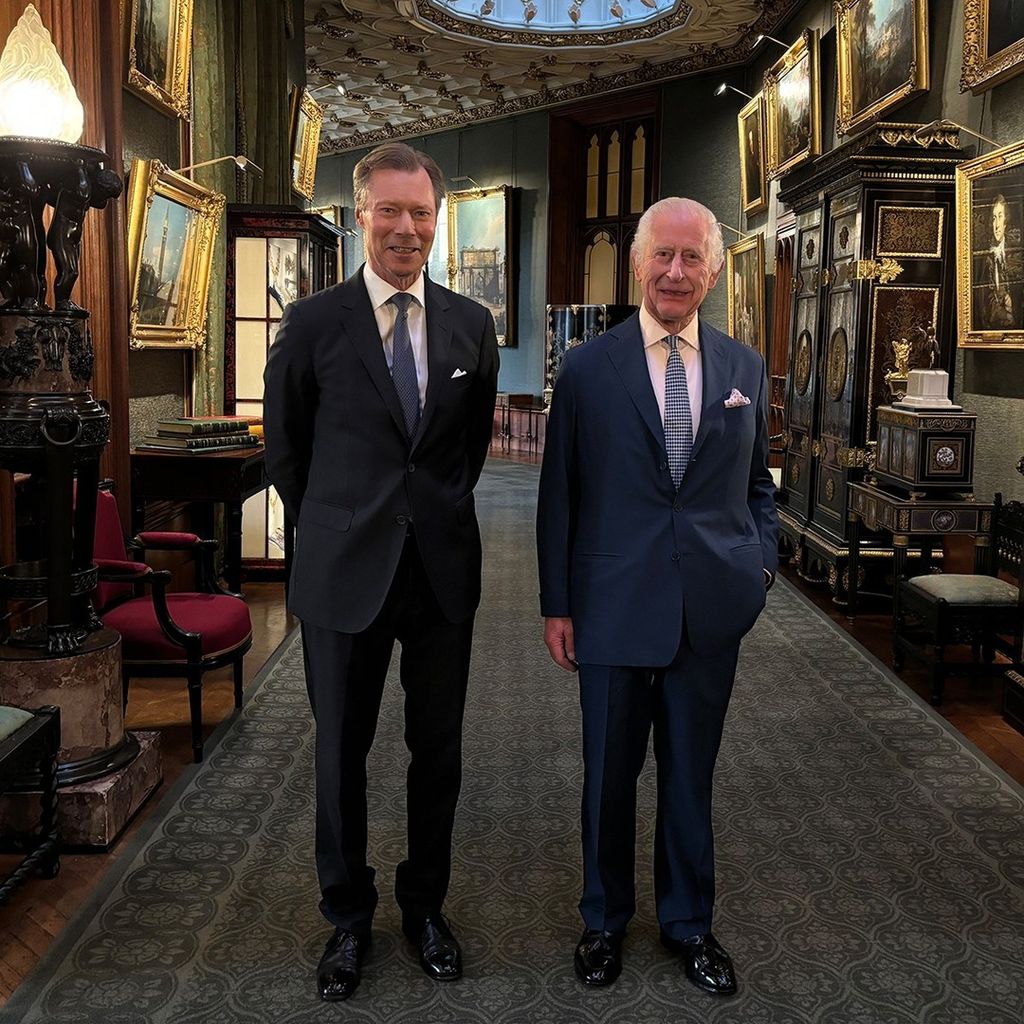 Grand Duke Henry and King Charles at Windsor Castle