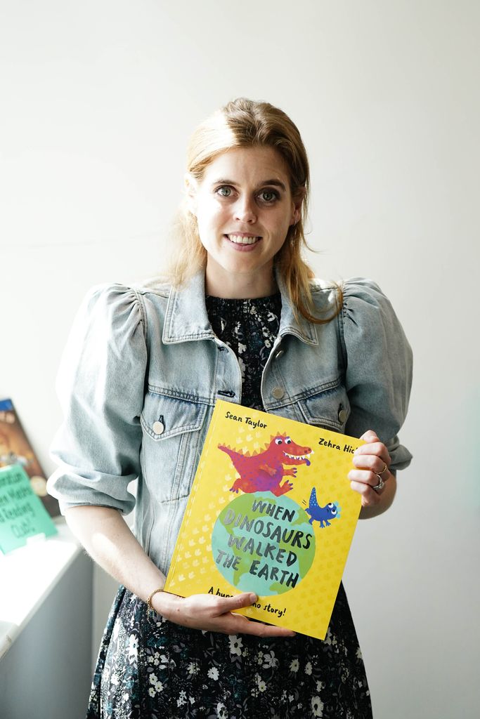 Princess Beatrice makes surprise visit to West Thornton Primary School in Croydon to tell story