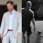 Prince Harry and Meghan Markle play with Archie, Lilibet and their dogs in rare clip – watch video