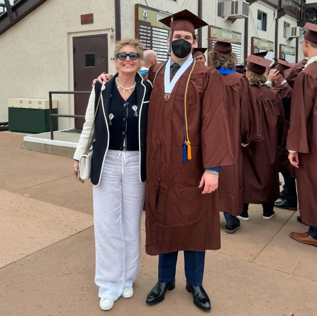 Sharon Stone's son Laird Vaughn Stone High School graduation