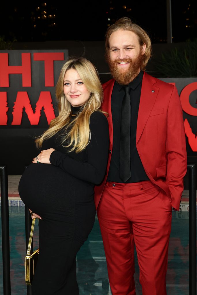 Meredith Hagner and Wyatt Russell attend the Los Angeles premiere of Universal Pictures' The Last Last. "Night swimming" January 03, 2024 at Hotel Figueroa in Los Angeles, California
