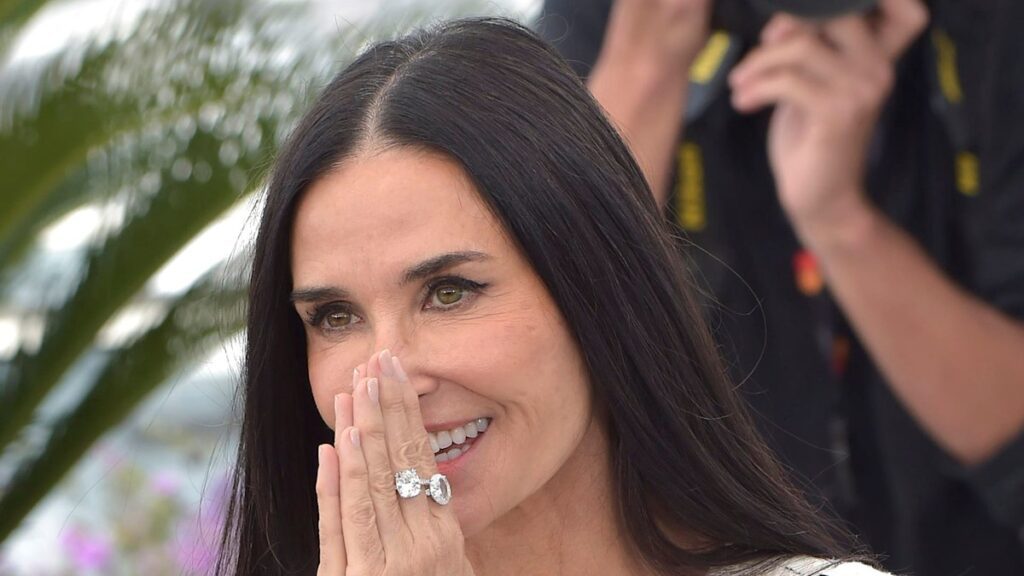 Demi Moore’s two $760k engagement rings are blinding