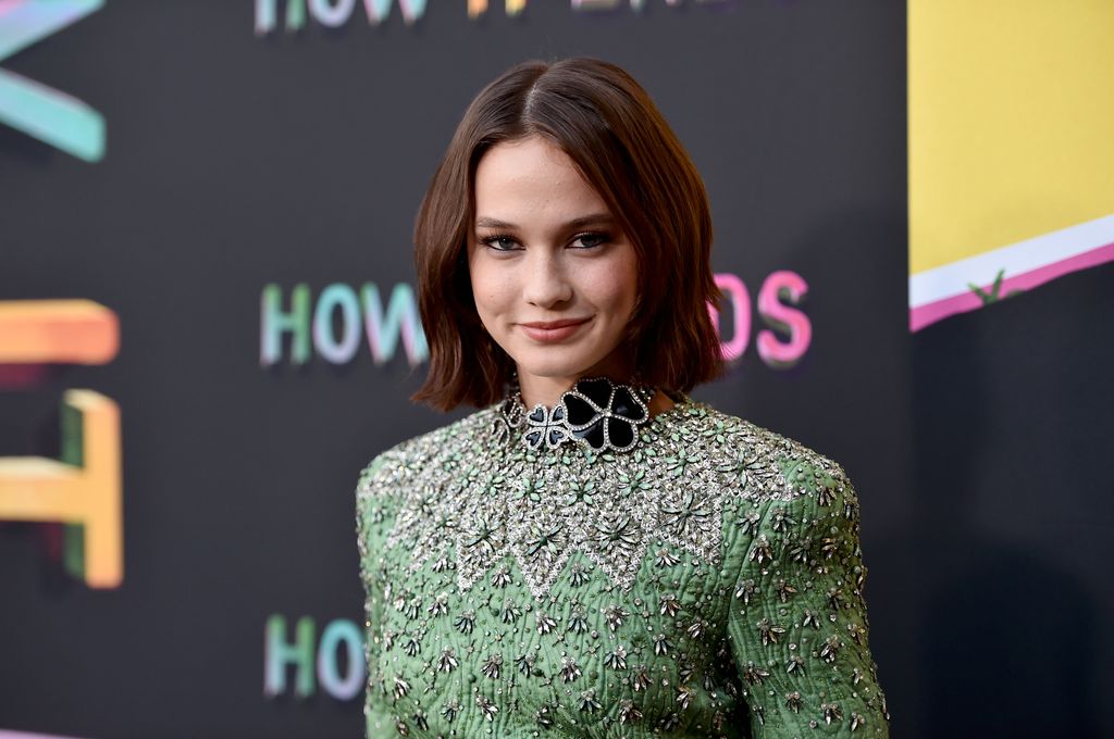 Cailee Spaeny attends the Los Angeles premiere "how it ends" at Newhouse Los Angeles in Hollywood, California on July 15, 2021
