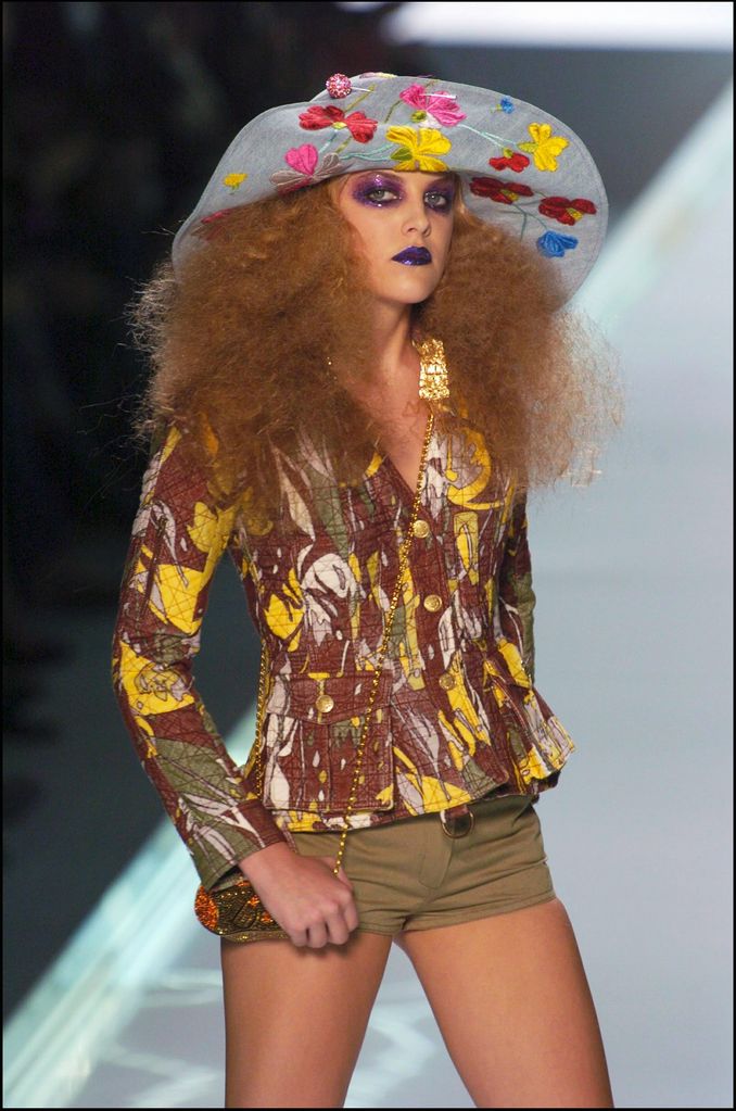 Fifteen-year-old model Riley Keogh, granddaughter of Elvis Presley, was Christian Dior's model for the Spring-Summer 2005 ready-to-wear fashion show in Paris. She is the daughter of Lisa Marie Presley and musician Danny Keogh - October 05, 2004 