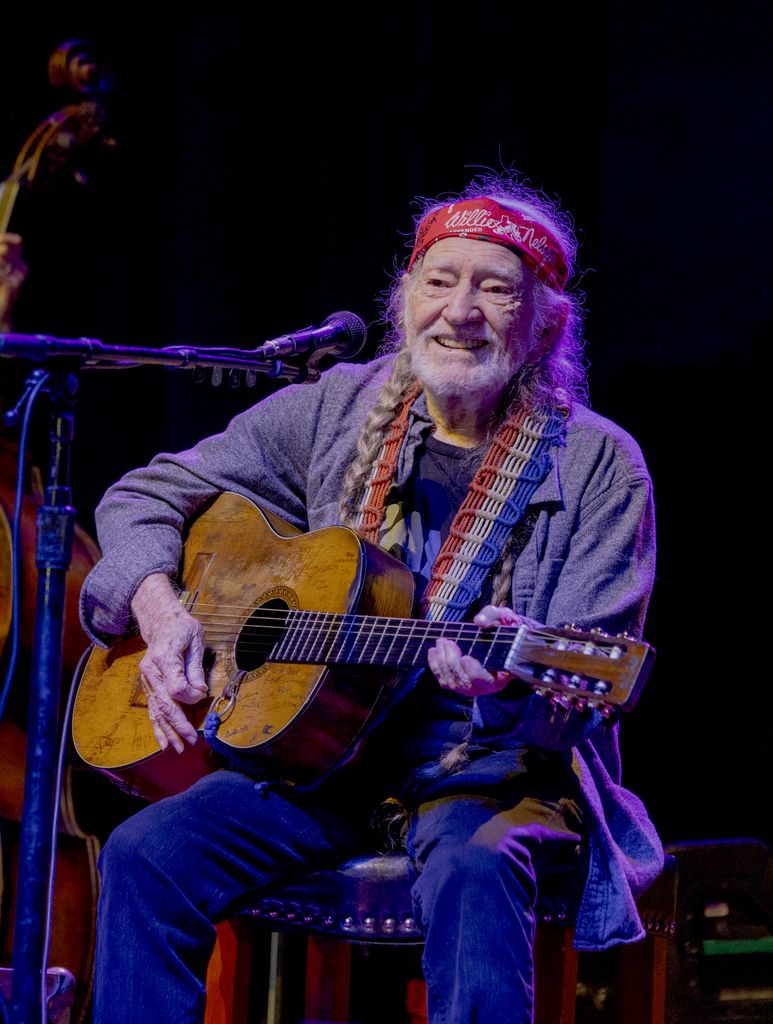 LINCOLN, NEBRASKA – MAY 15: Willie Nelson performs in concert at Pinewood Performing Arts in Lincoln, Nebraska on May 15, 2024. (Photo by Gary Miller/Getty Images for Shock Inc.)