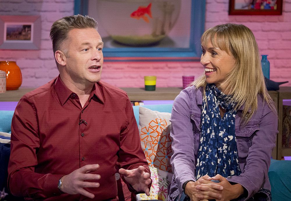 Chris Packham and Michaela Strachan in Mel and Sue's TV show