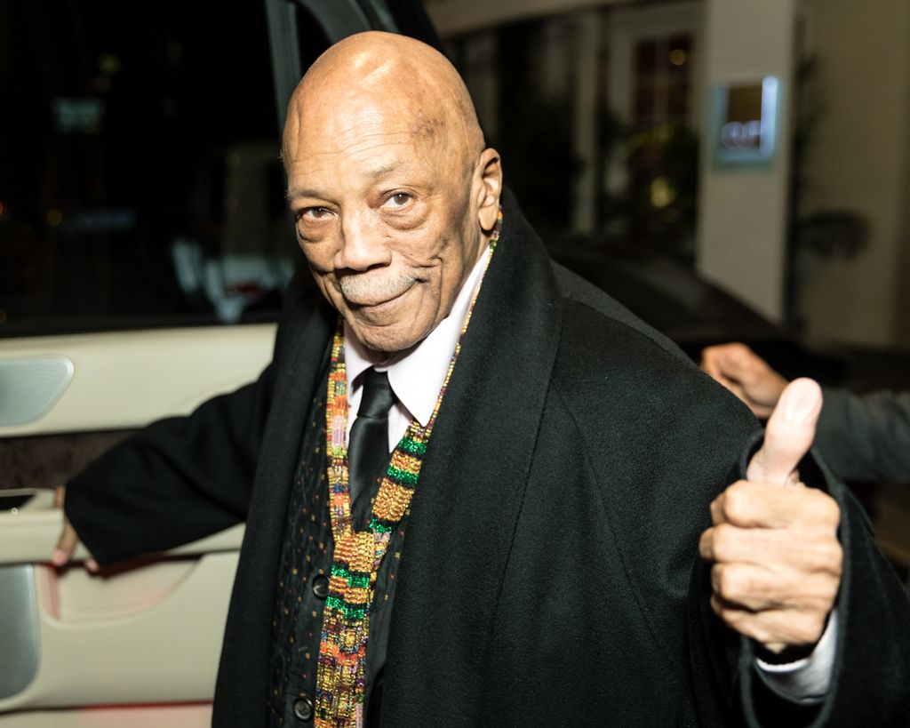 LOS ANGELES, CALIFORNIA – FEBRUARY 09: Quincy Jones attends Byron Allen’s 4th Annual Oscar Celebration Benefiting Blooders Hospital Los Angeles at A Four Seasons Hotel, Beverly Wilshire on February 09, 2020 in Los Angeles, California. (Photo by Greg Doherty/Getty Images for Entertainment Studios)