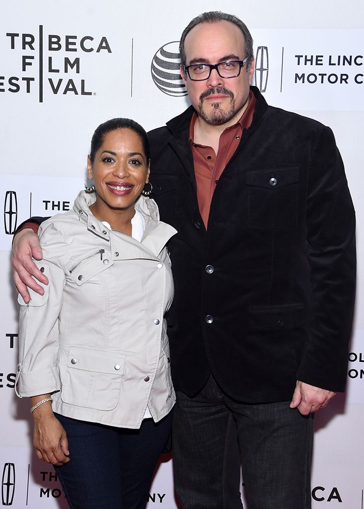 Liza Colon-Zayas and David Zayas at The Wannabe premiere 