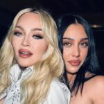 Madonna’s daughters Lourdes Leon and twins Stella and Estere make rare joint appearance to support famous mom