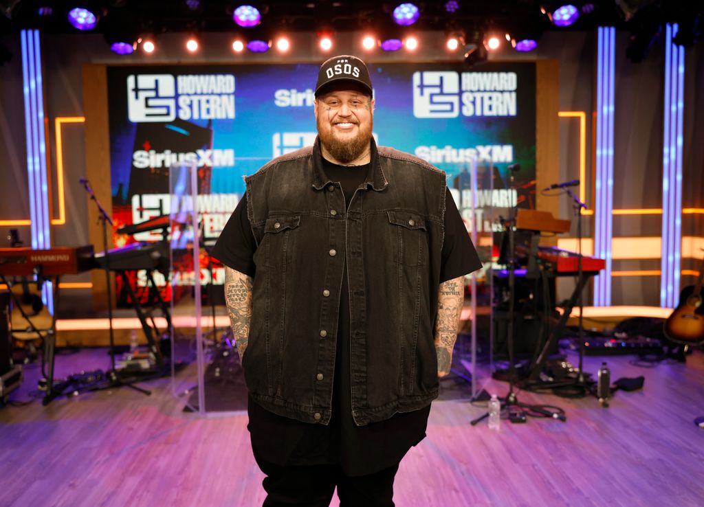 NEW YORK, NEW YORK – JUNE 12: Jelly Roll visits SiriusXM Studios in New York City on June 12, 2024. (Photo by Jason Kempin/Getty Images for SiriusXM)