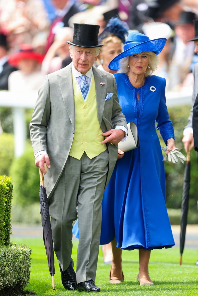 Charles and Camilla arrive at Royal Ascot