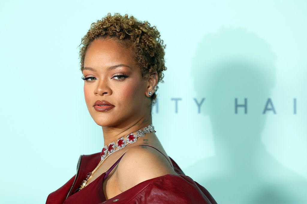 Rihanna, Jewelry Detail attends the Rihanna x Fenty Hair Los Angeles Launch Party at Nyah Studio on June 10, 2024 in Los Angeles, California.