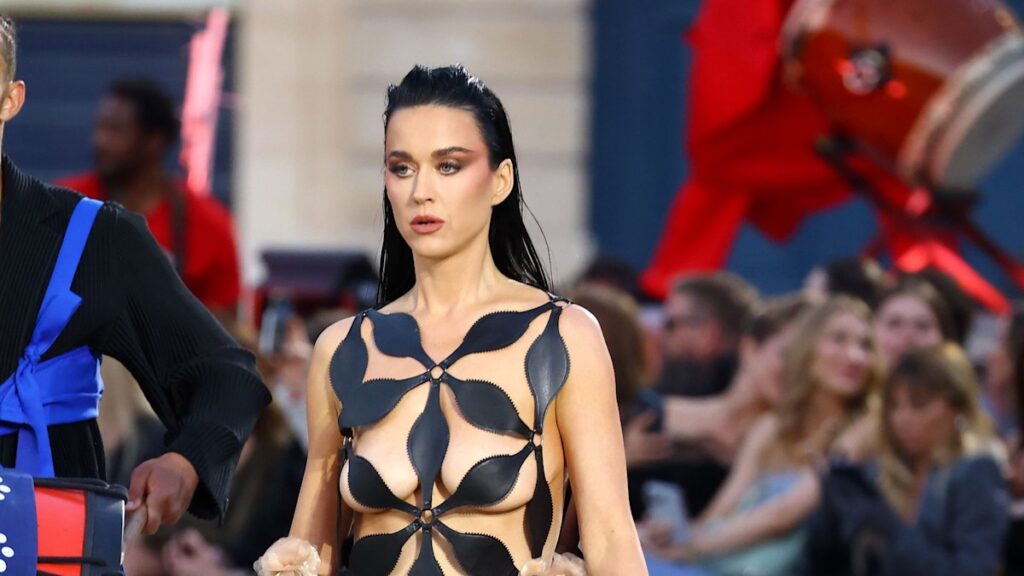 Katy Perry steals the show in daring see-through outfit at Vogue World: Paris