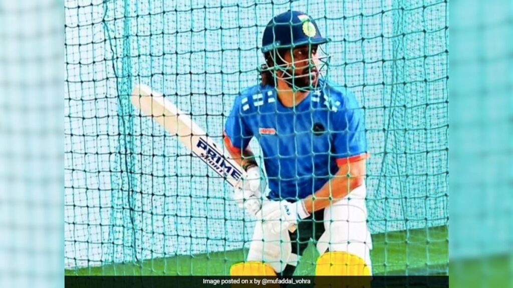 “MSD Should Open”: Internet Reacts To Viral Video Of MS Dhoni Hitting Monstrous Sixes In CSK’s Training Session