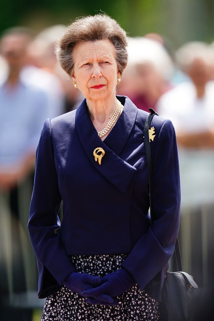 Princess Anne is standing