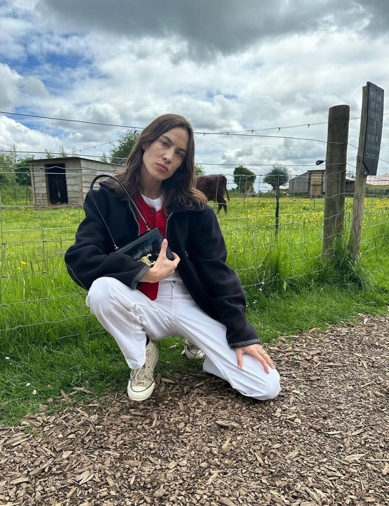 Alexa Chung has proven she's the ultimate white jeans icon 